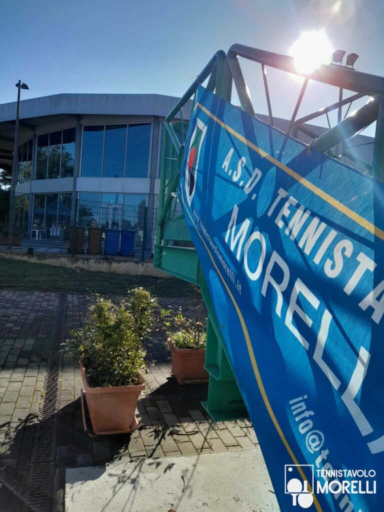  Tennistavolo Morelli - Striscione Logo